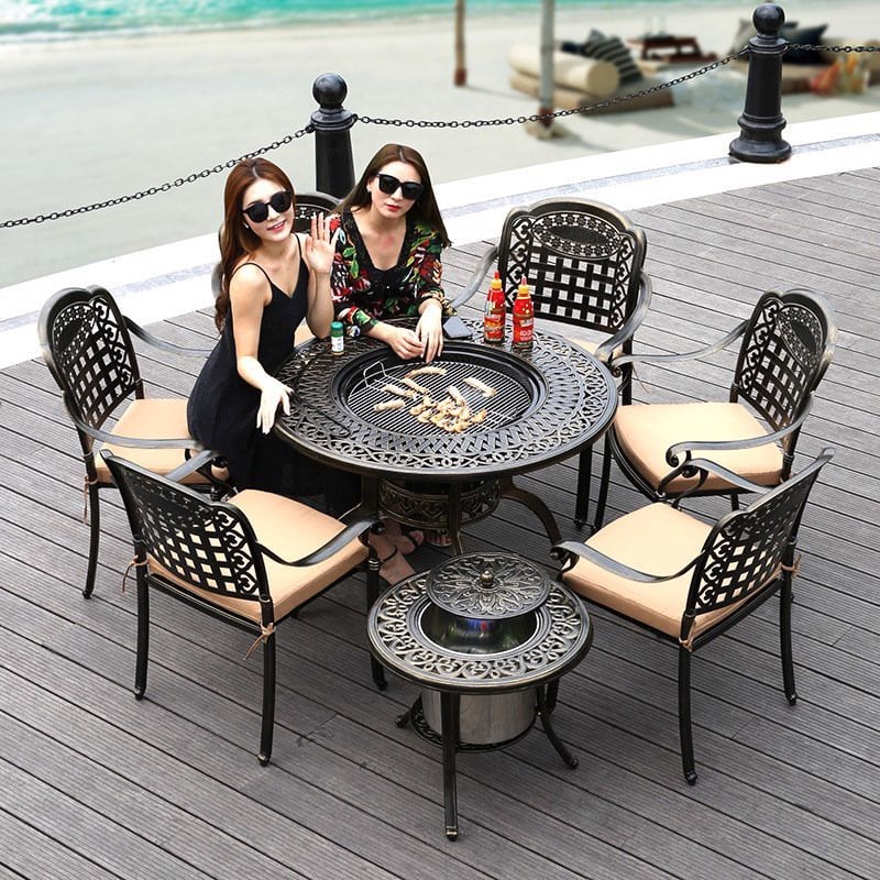 TOP 7 MẪU BÀN NGOÀI TRỜI CÓ BẾP ĐƯỢC ƯA CHUỘNG NHẤT HIỆN NAY