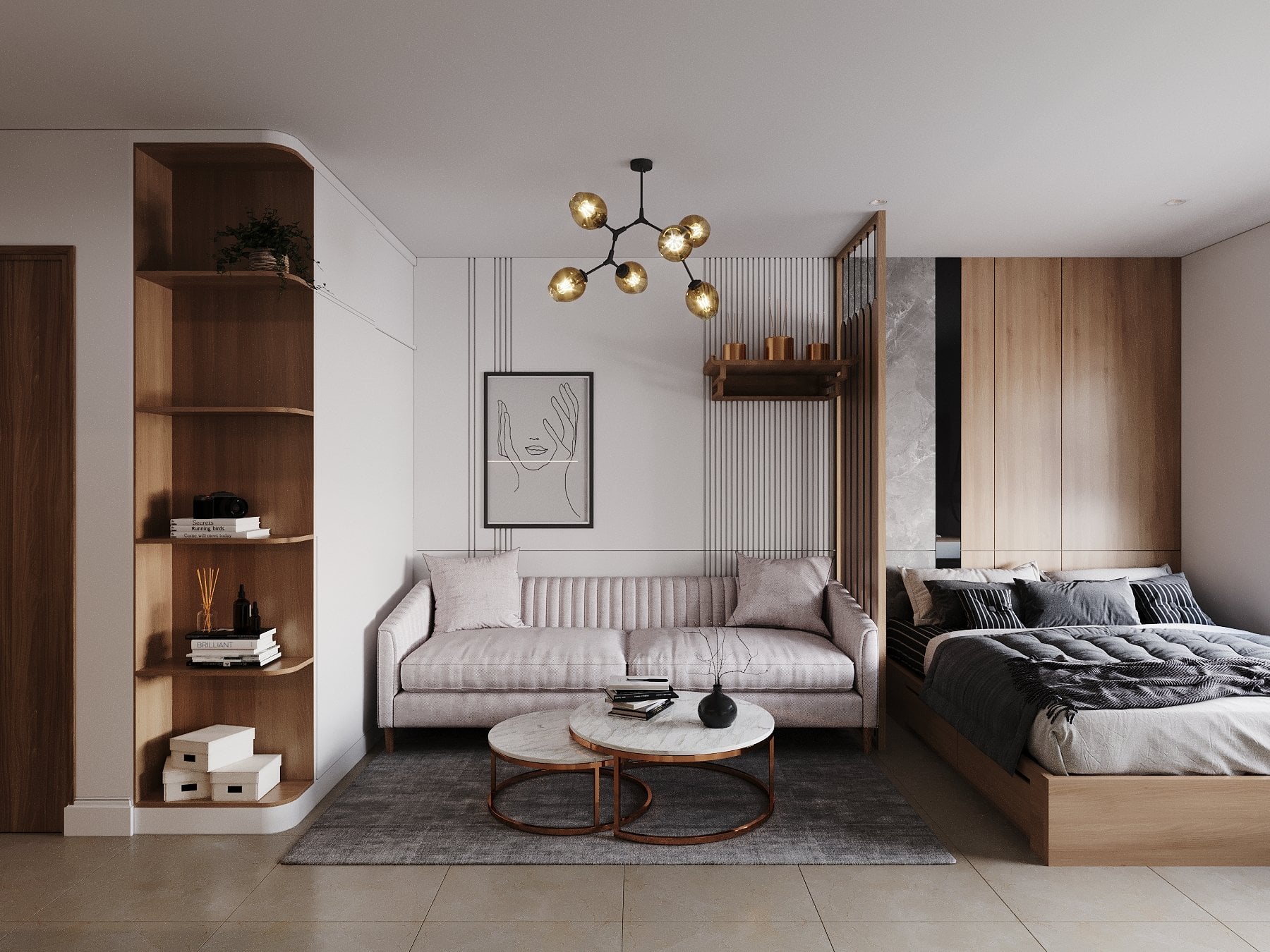 Căn hộ Studio S1.05 17.19 Vinhomes Grand Park