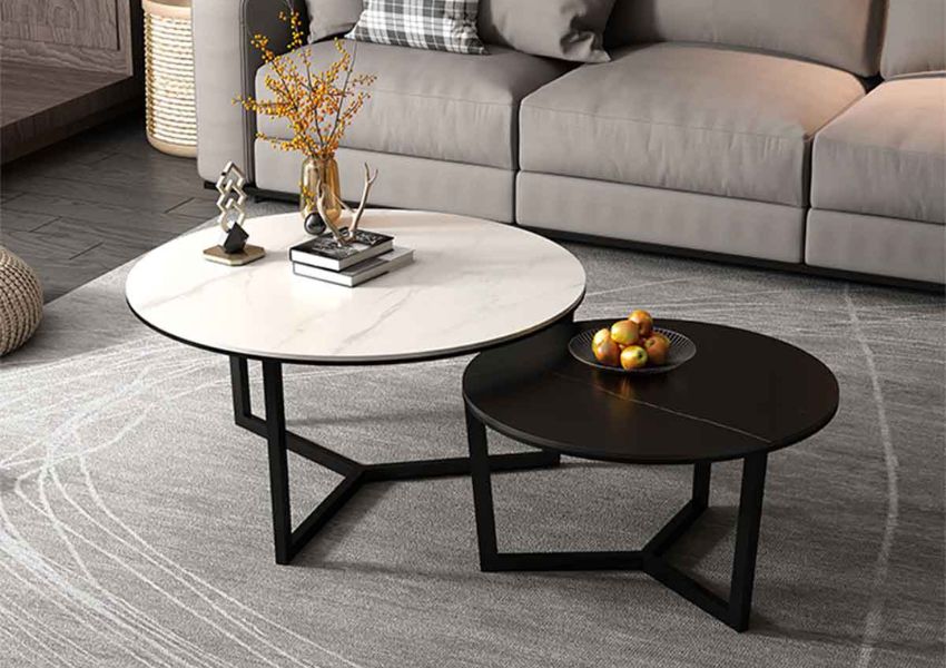 Top 10 mẫu bàn trà mặt đá đẹp và bán chạy nhất trên thị trường