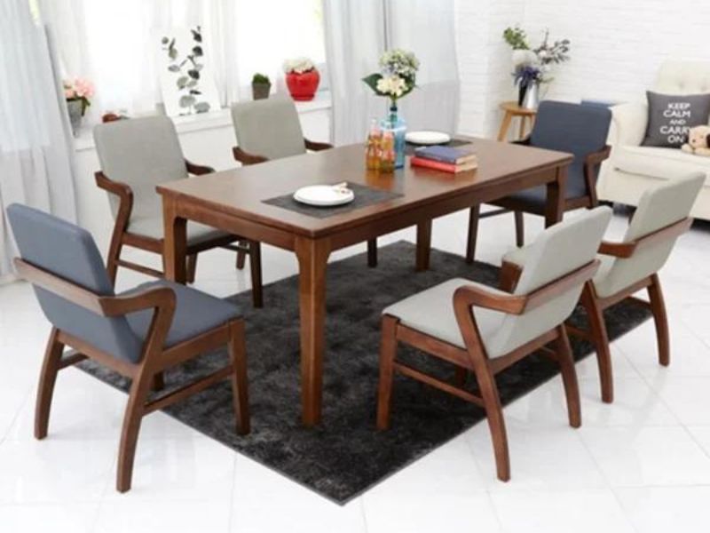 Top 10 bộ bàn ăn gỗ đẹp, sang trọng phù hợp với từng thiết kế cho gia đình