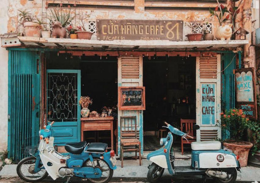 Cách thiết kế nội thất quán cafe phong cách vintage - hoài cổ