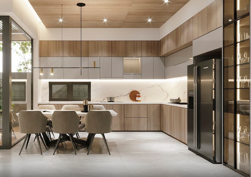 TOP 10+ mẫu nội thất nhà bếp hiện đại năm 2023
