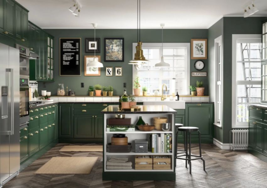 Kinh nghiệm bài trí bàn ăn mặt đá hợp phong thủy nhà bếp