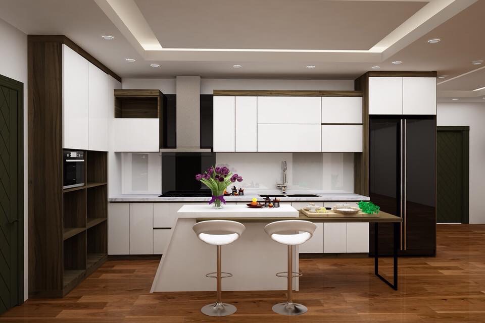 Top Các Mẫu Tủ Bếp Gỗ Công Nghiệp Đẹp Và Chất Lượng