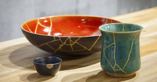 Nghệ thuật phục chế gốm Nhật tài hoa - Kintsugi