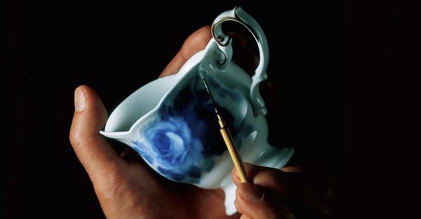 Nghệ thuật vẽ tay: Sự khắc họa kỳ công của Noritake