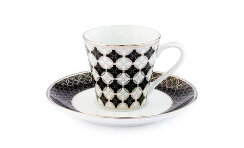 Ch&eacute;n tr&agrave; (t&aacute;ch tr&agrave;) k&egrave;m đĩa l&oacute;t dung t&iacute;ch 90ml