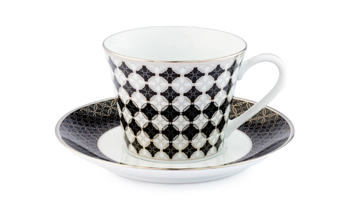 Ch&eacute;n tr&agrave; (t&aacute;ch tr&agrave;) k&egrave;m đĩa l&oacute;t dung t&iacute;ch 250ml