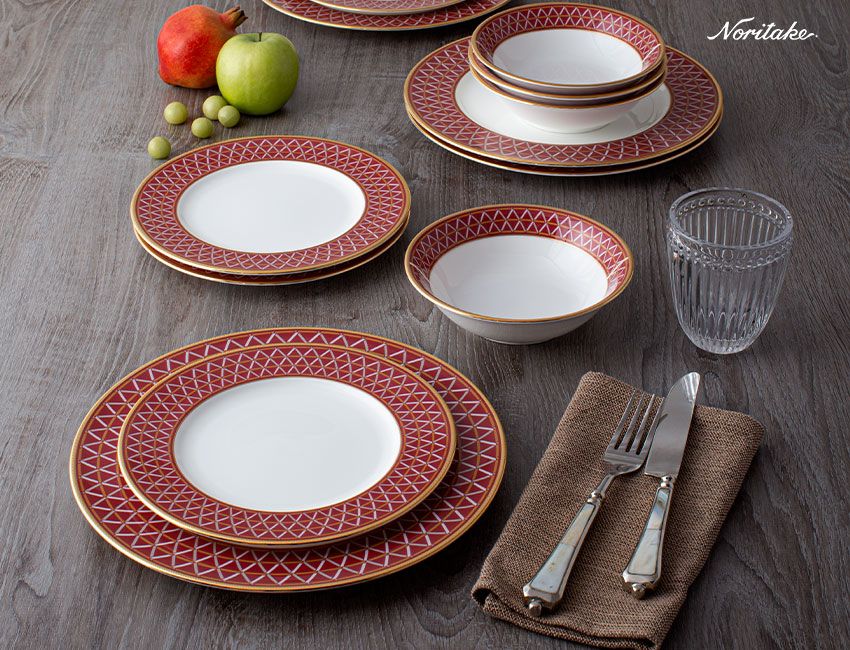 Cùng Noritake tìm hiểu các loại đĩa trong set ăn châu Âu 2