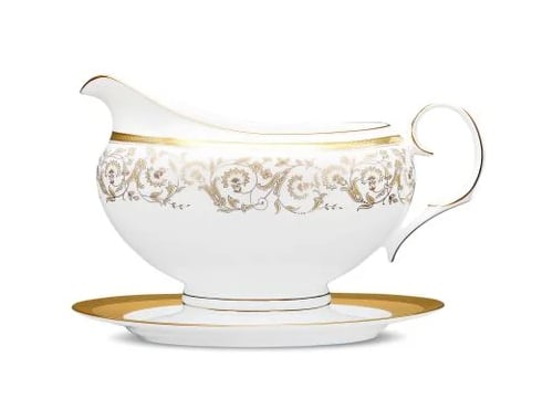 Bình (hũ) đựng nước xốt kèm đĩa lót dung tích 670ml