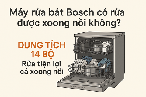 Máy Rửa Bát Bosch Có Rửa Được Xoong Nồi Không?