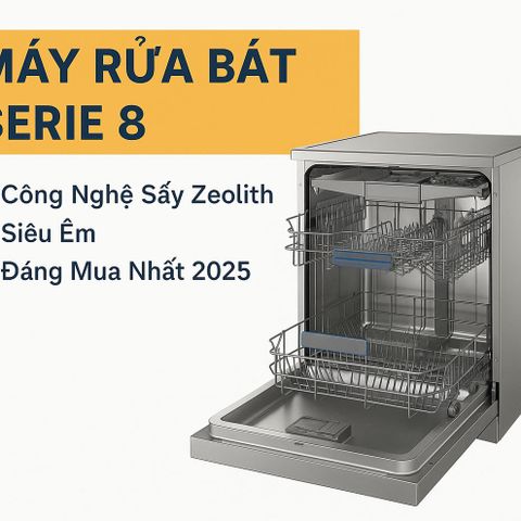 Máy Rửa Bát Serie 8 – Đỉnh Cao Công Nghệ Cho Gian Bếp Hiện Đại
