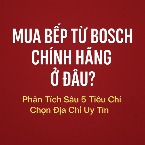 Mua Bếp Từ Bosch Chính Hãng Ở Đâu?