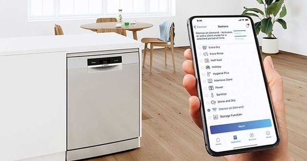 Home connect máy rửa bát Bosch SMS6ZCI85M