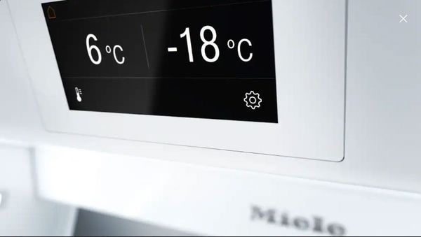 Màn hình cảm ứng TFT MasterSensor trên tủ đông âm tủ Miele F 2813 Vi