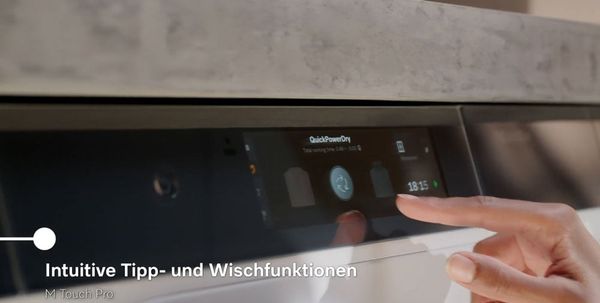 Màn hình M Touch Pro của Máy sấy Miele MTQ 1000 WP Nova