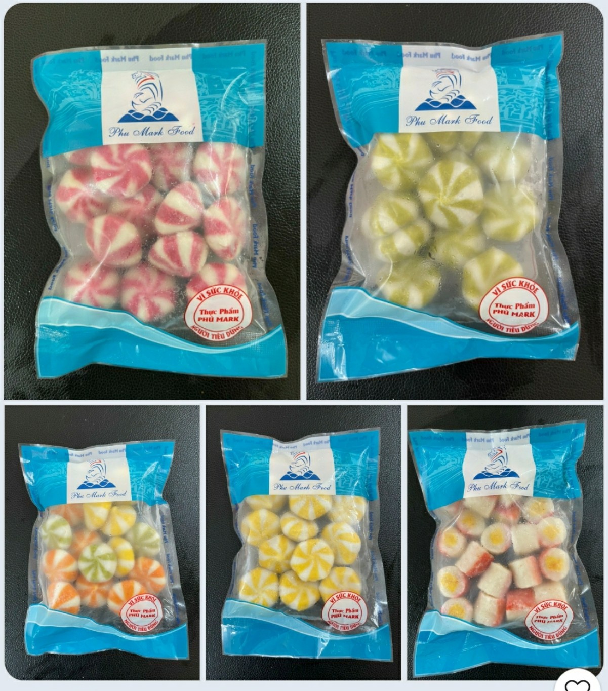 Sản phẩm mới đóng gói 250gr với những món ăn đặc trưng từ Surimi thương hiệu PHÚ MARK