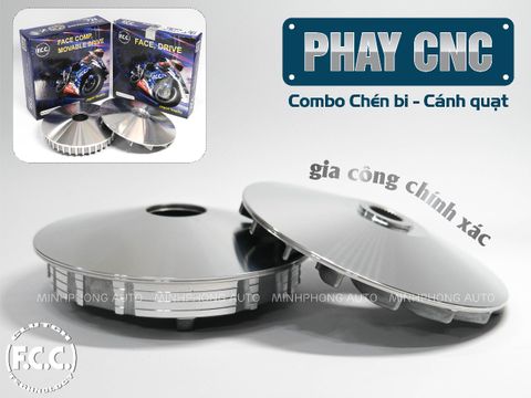Chén bi cánh quạt bẻ độ