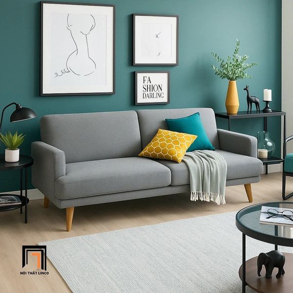ghế sofa giường giá rẻ màu xám ghi