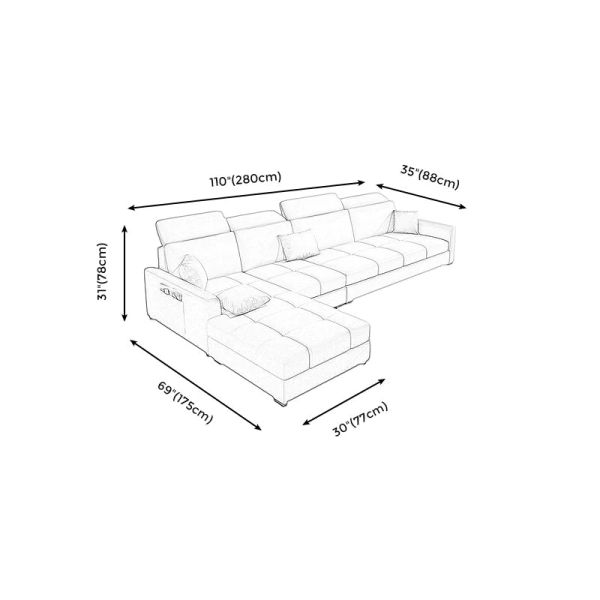 sofa góc l, bộ ghế sofa góc vải nỉ, sofa góc 2m8 x 1m75 gối kê đầu gật gù, sofa góc gia đình giá rẻ