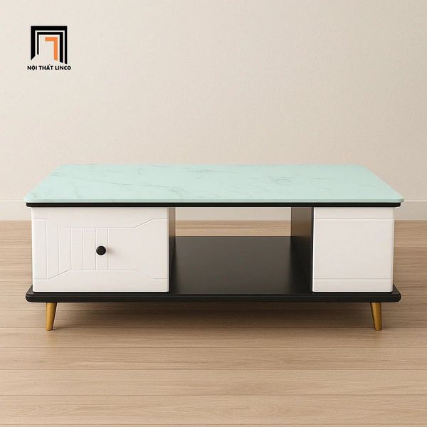 bàn sofa phòng khách kiểu dáng trẻ trung, bàn trà 1m cho văn phòng làm việc