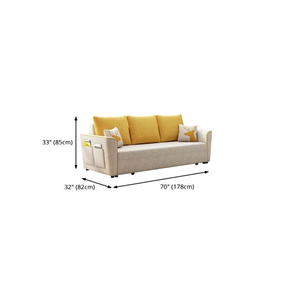 sofa băng nhỏ gọn, ghế sofa văng dài 1m8, sofa băng phối màu xinh xắn, sofa băng cho căn hộ chung cư