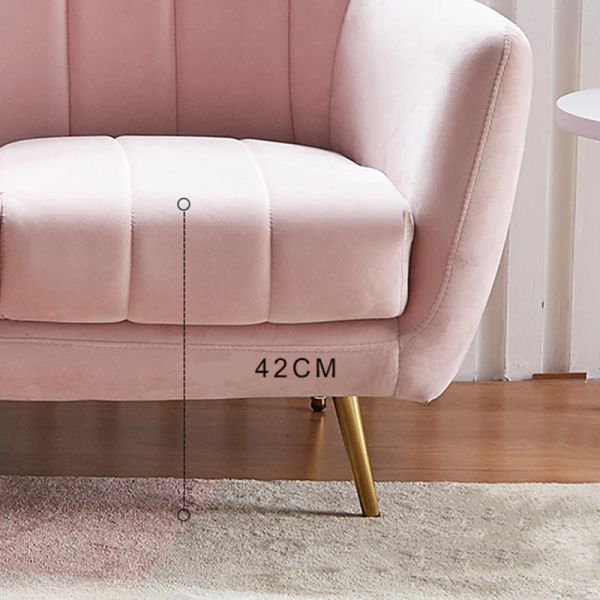 sofa đơn nhỏ gọn, ghế sofa đơn cho tiệm nail spa, sofa đơn vải nhung giá rẻ, sofa đơn cho không gian nhỏ