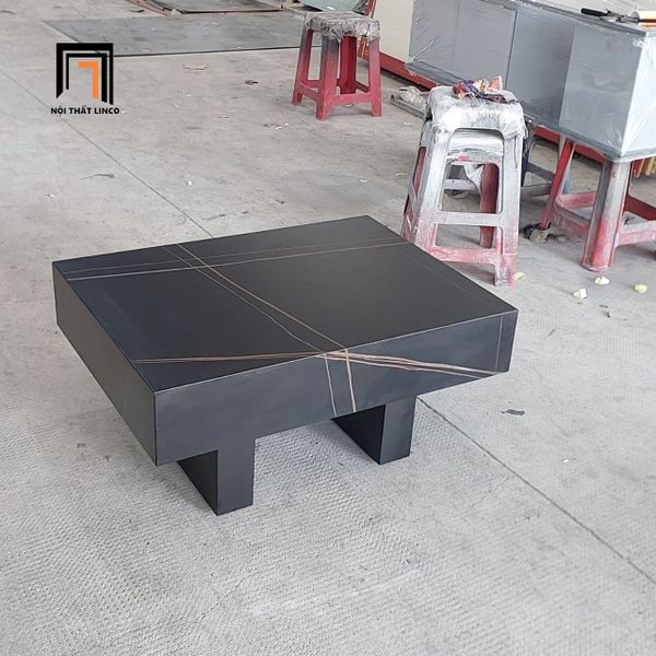 bàn trà mặt ván gỗ mdf cho phòng khách lớn, bàn sofa kiểu dáng hiện đại