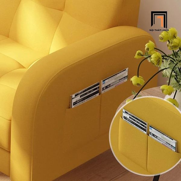 sofa văng nhỏ gọn màu xanh dương, sofa băng dài 1m6 xanh dương, ghế sofa băng giá rẻ