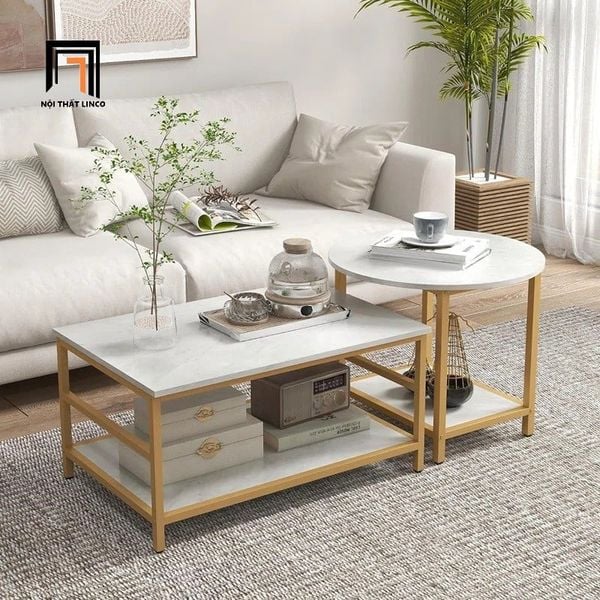 cặp bàn sofa phòng khách giá rẻ, cặp bàn phòng khách nhỏ giá rẻ