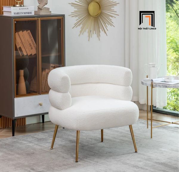 bộ ghế sofa vải lông cừu, set ghế sofa xinh xắn trang trí shop tiệm giá rẻ