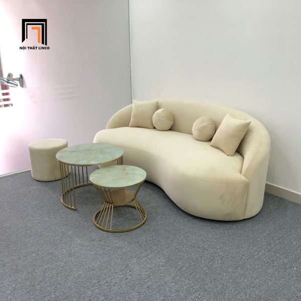 cặp bàn đôi sofa mặt kính giả đá, cặp 2 bàn trà cho văn phòng làm việc