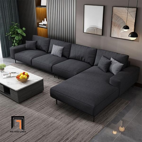 sofa góc, ghế sofa góc l, bộ ghế sofa góc phòng khách sang trọng, sofa góc 3m x 1m6 vải nỉ giá rẻ