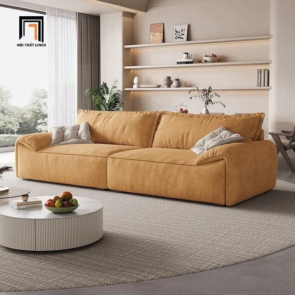 ghế sofa băng dài 2m4, sofa văng kiểu dáng sang trọng, sofa băng phòng khách cao cấp