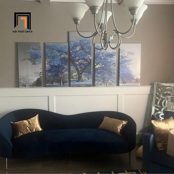 sofa băng, sofa văng cong, ghế sofa cong 2m2, sofa xinh xắn, ghế sofa trang trí