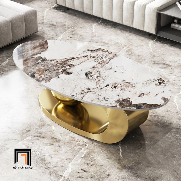 bàn trà cho sảnh chờ mặt đá ceramic, bàn sofa cho sảnh chờ xinh xắn dài 1m2