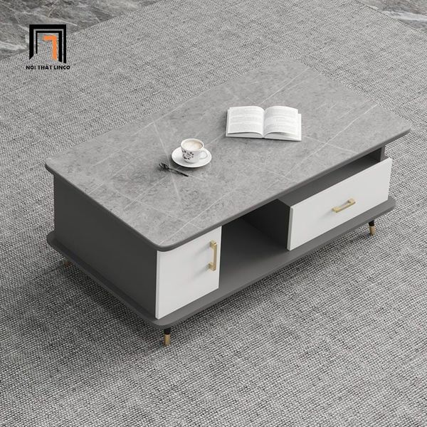 bàn sofa phòng khách chung cư, bàn trà hình hộp chữ nhật gia đình 1m x 50