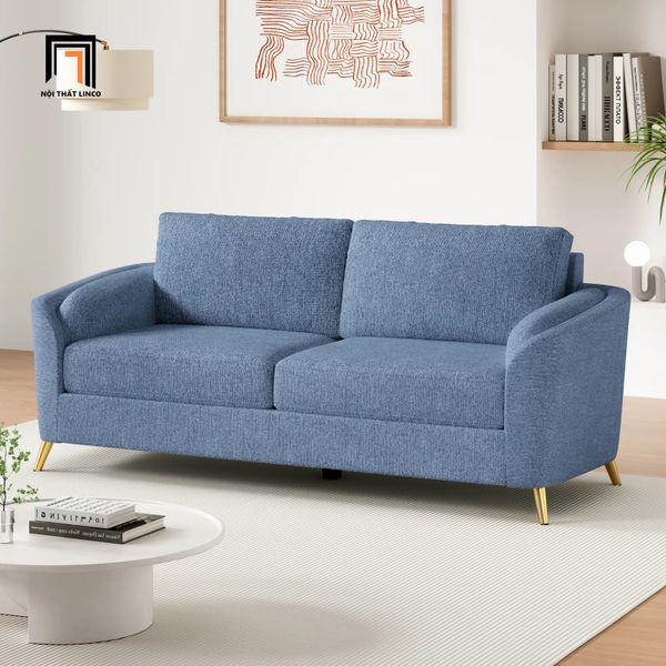 sofa, ghế sofa, sofa vải nỉ, ghế sofa băng dài 1m9, sofa màu xanh dương, sofa giá rẻ, ghế sofa chung cư
