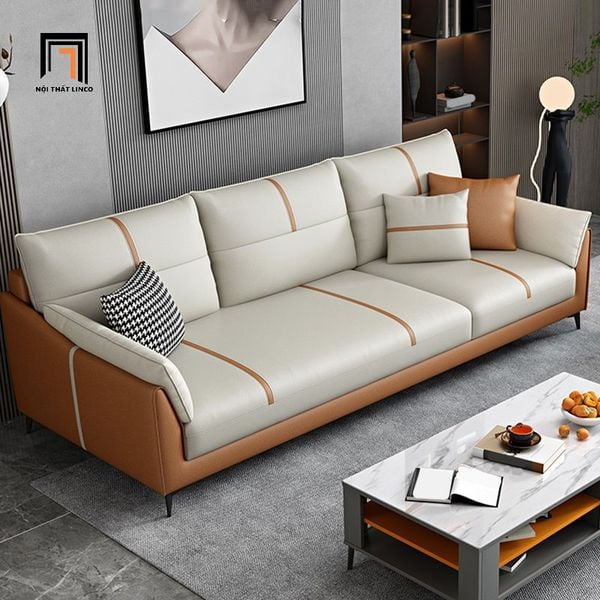 sofa băng, sofa văng, sofa băng da giả, sofa băng hiện đại, sofa băng cao cấp, sofa băng dài 2m1 cho căn hộ chung cư