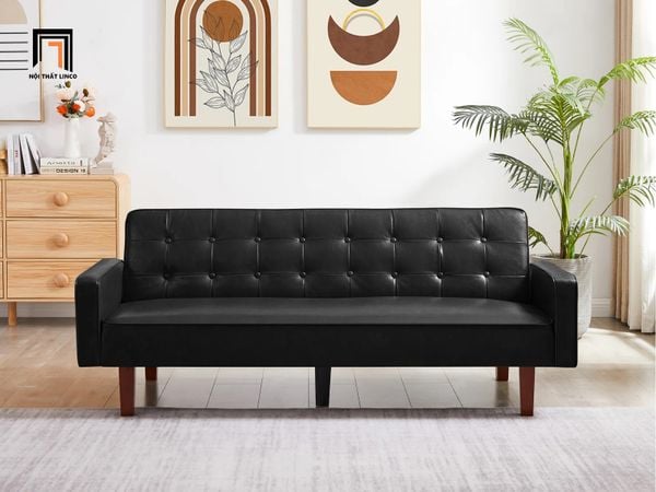 sofa giường, sofa bed, sofa giường bọc da, sofa giường da giả, sofa giường 2m, sofa đa năng, sofa thông minh