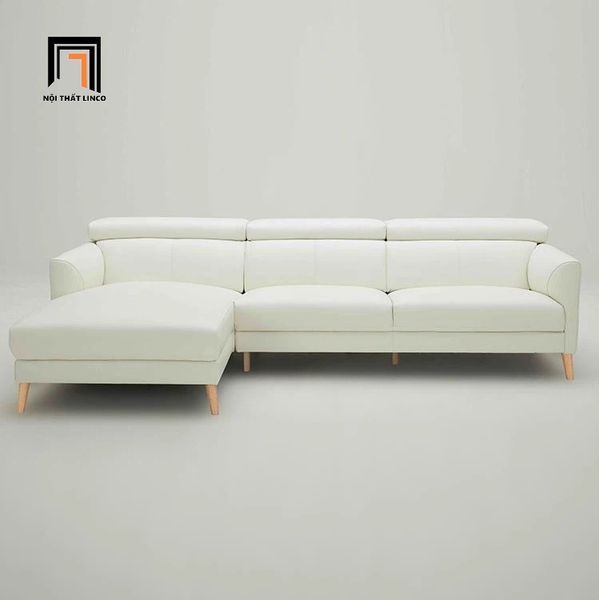 bộ ghế sofa góc L da giả đỏ đô, sofa góc L thư giãn 2m4 x 1m6 giá rẻ