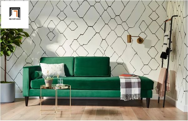 ghế sofa băng thư giãn 1m85, sofa văng vải nỉ giá rẻ, sofa băng phòng khách nhỏ gọn