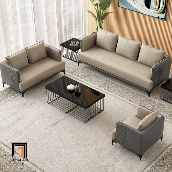 sofa băng, sofa văng, ghế sofa băng da giả, sofa băng da simili, sofa băng da công nghiệp dài 2m cho căn hộ