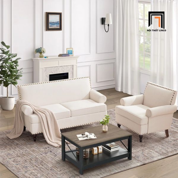 sofa phòng khách, sofa gia đình, bộ ghế sofa phòng khách âu mỹ, set ghế sofa đính nút sang trọng