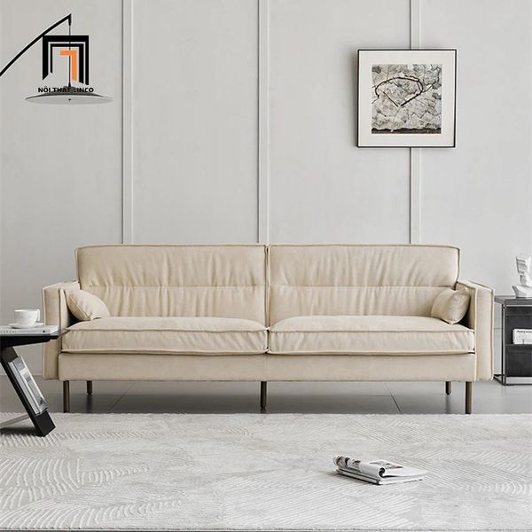 sofa, ghế sofa, sofa băng, sofa văng, sofa màu be kem, sofa vải nhung, ghế sofa dài 2m, sofa băng giá rẻ