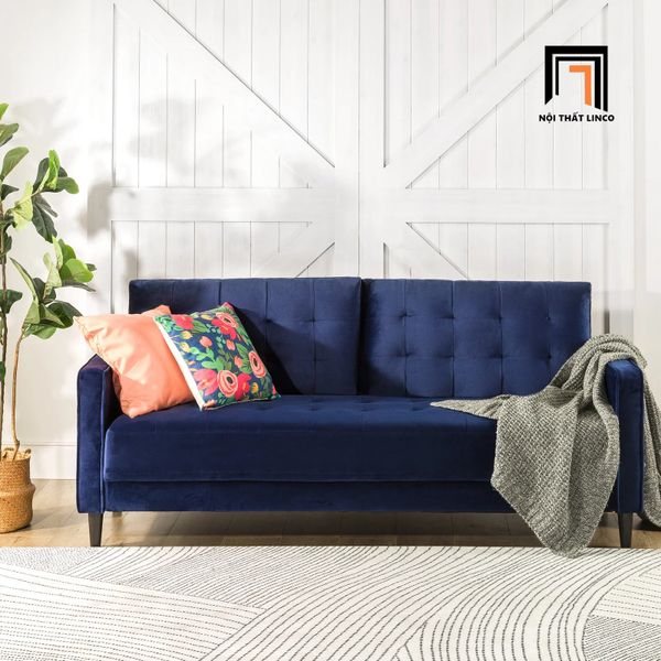 sofa băng, sofa văng, ghế sofa, sofa, sofa 1m9, ghế sofa màu xanh đậm, sofa băng giá rẻ, sofa phòng khách chung cư