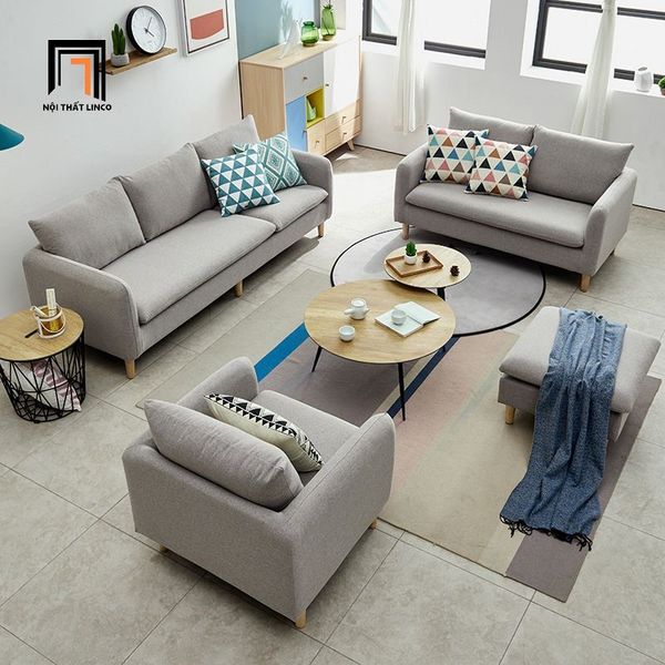 sofa văn phòng, sofa phòng khách, ghế sofa bọc vải, sofa văn phòng giá rẻ, sofa màu xám ghi