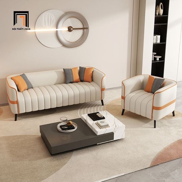 sofa, ghế sofa, sofa băng cong, sofa băng da 2m xinh xắn, ghế sofa phòng khách sang trọng, sofa băng đẹp