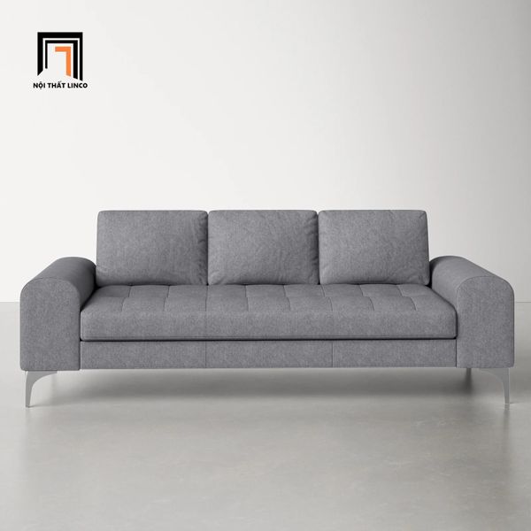 sofa, ghế sofa, sofa màu xám, ghế sofa xám ghi, sofa văng 2m2, sofa băng, ghế sofa băng căn hộ chung cư