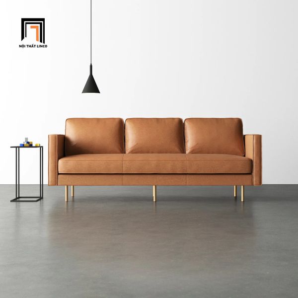 ghế sofa, sofa, sofa băng, sofa văng, ghế sofa da 2m, sofa băng chung cư chân inox, ghế sofa băng cao cấp